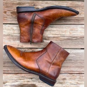Frye Men’s Paul Inside Zip Leather Booties